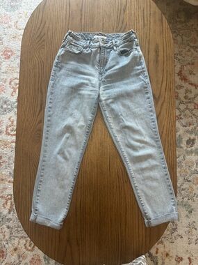 PacSun Light Wash mom Jeans - Pale Blue